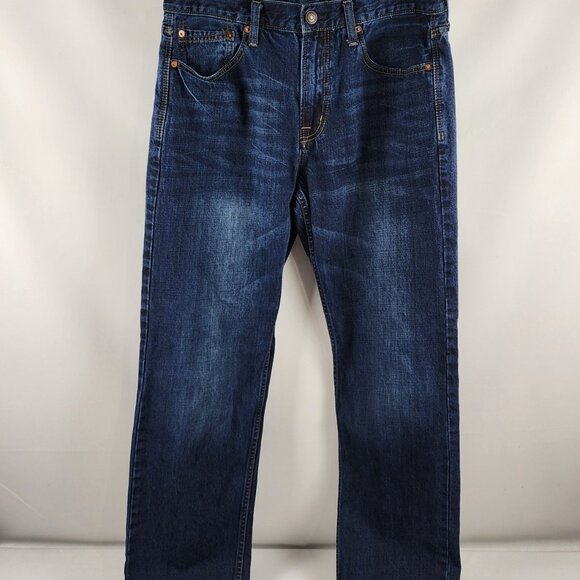 American Eagle Outfitters Jeans Mens 34x33 Blue Relaxed Made to Last Denim - Picture 1 of 10